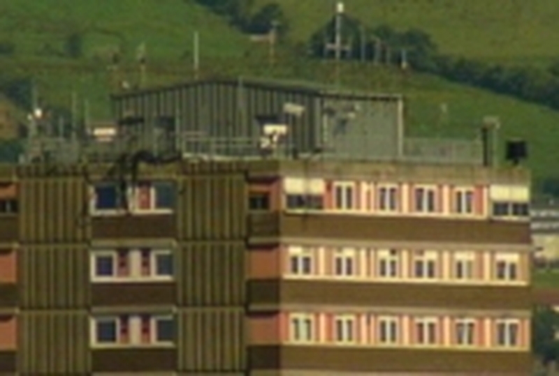 Divis Tower - Observation post being dismantled