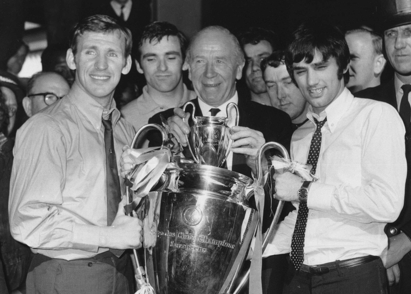 George Best with the European Cup