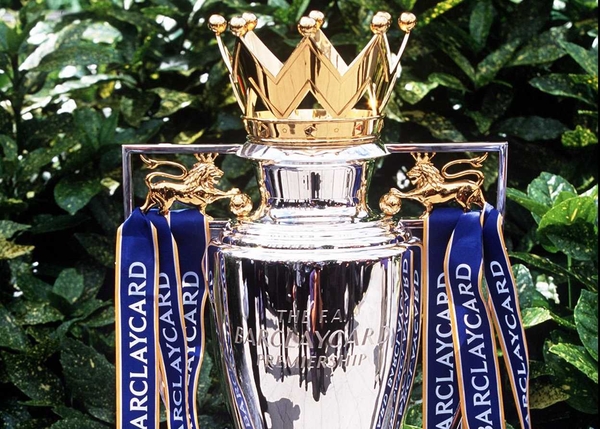 The Barclays Premiership trophy