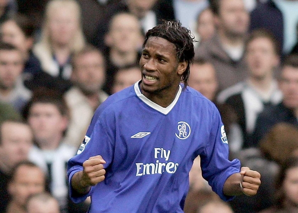 Chelsea striker Didier Drogba opened the scoring after 50 minutes