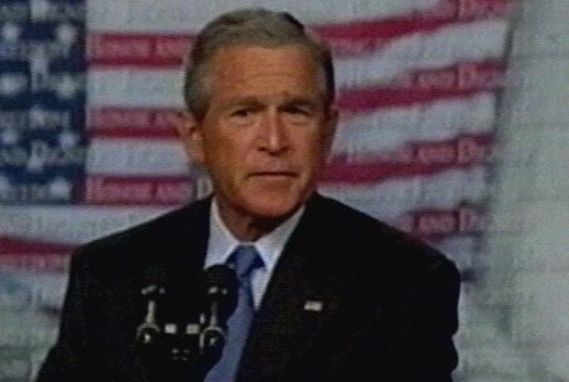 George W Bush - Calls for US to be patient