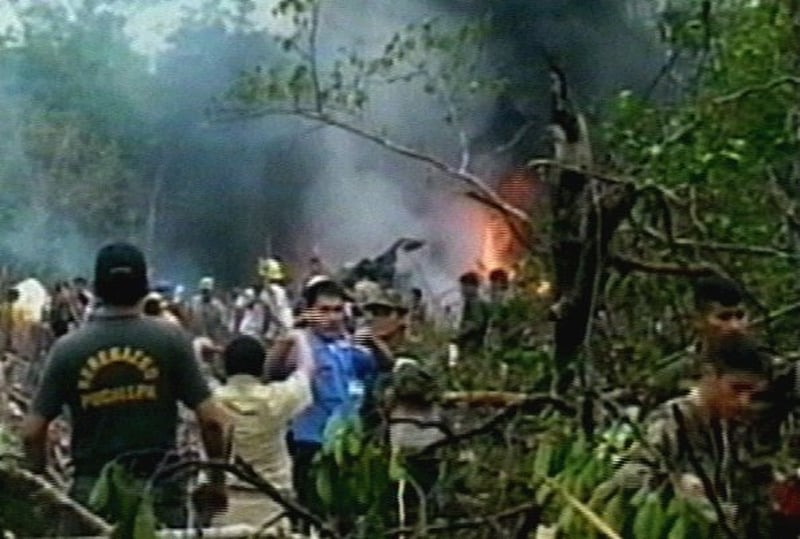 Peru - 57 survive air tragedy