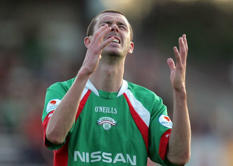 George O'Callaghan saw red as Cork had to settle for a scoreless draw against Bohemians