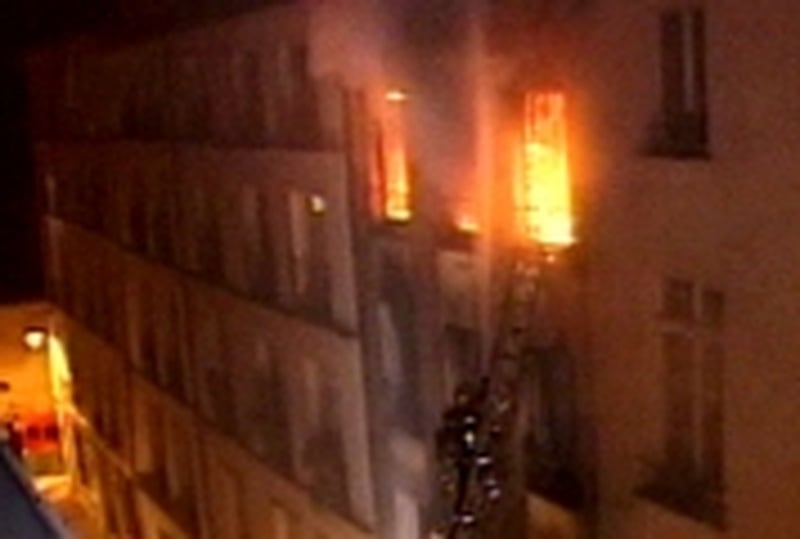Paris - Forced removals after fires