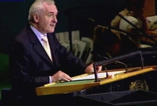 Bertie Ahern - Attending UN HIV/AIDS summit