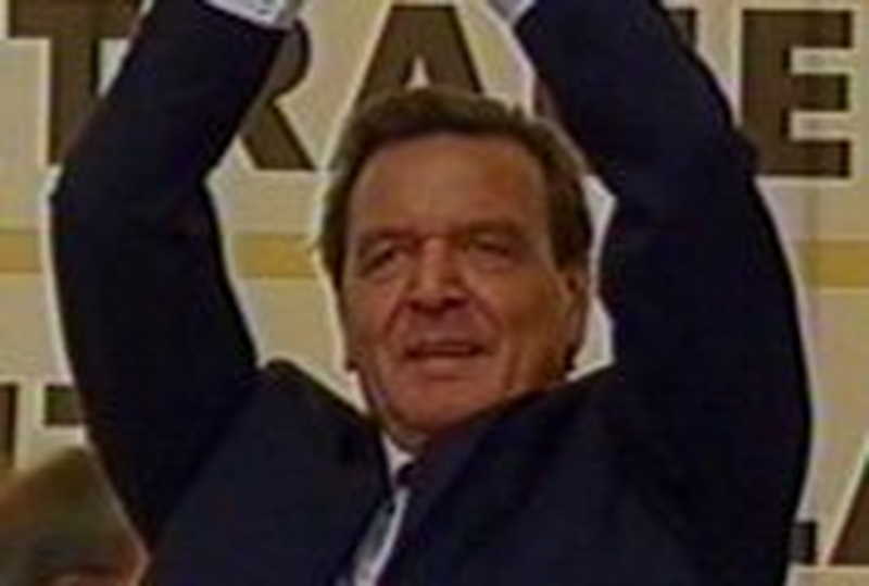 Gerhard Schroeder - Won 34.5% of the poll
