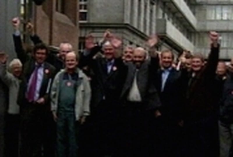 Mayo men - Return home after release