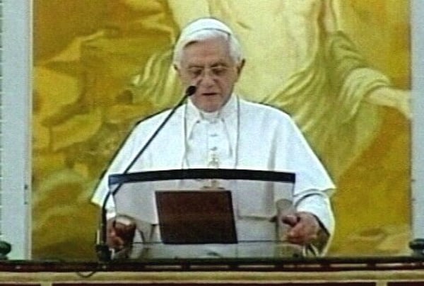 Pope Benedict XVI - Celebrated mass in Valencia