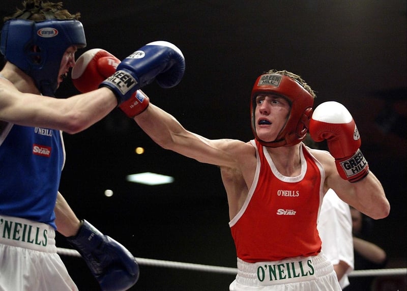 Eric Donovan had no answer for his Romanian opponent despite a brave performance