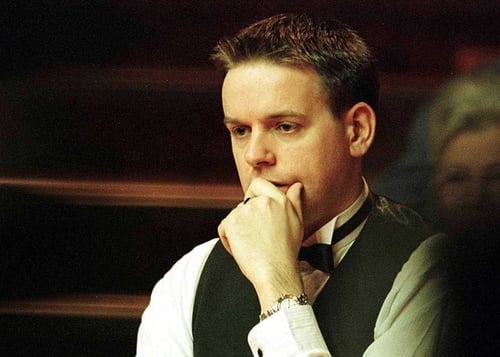 Joe Swail was beaten by Stephen Maguire at the UK Championship