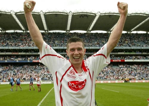 Sean Cavanagh was the provider for Tyrone's two first-half goals at Omagh this afternoon