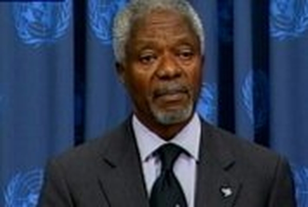 Kofi Annan - Appealed for calm