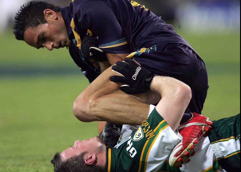 A scene from this year's International Rules Series