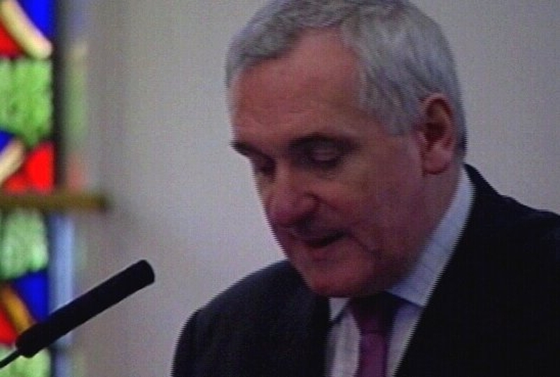 Bertie Ahern - Praises Church role in society