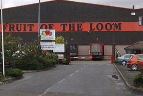 Fruit of the Loom - Production ceased today