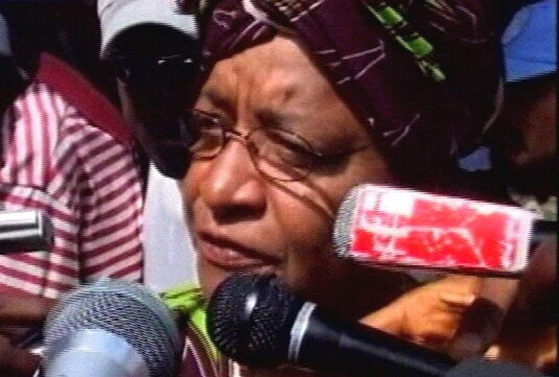 Ellen Johnson-Sirleaf - Set to be Liberia's president