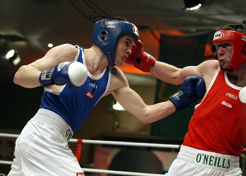 Darren Sutherland was the last of the Irish competitors beaten in China. The team was captained by Kenneth Egan, above