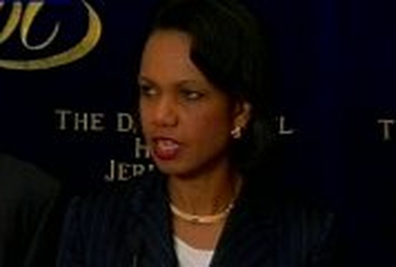 Condoleezza Rice - To hold talks with Annan