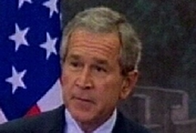 President George W Bush - Political setback