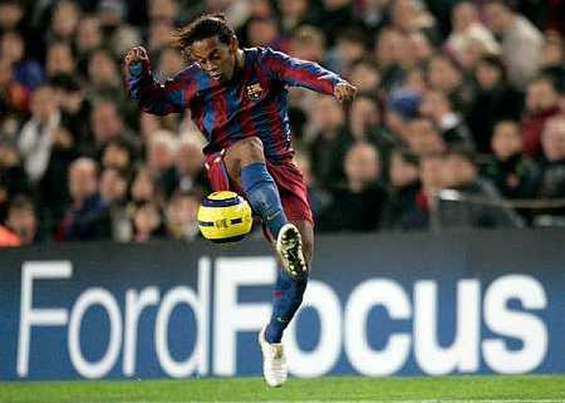 Ronaldinho was named as the 2005 European Footballer of the Year tonight