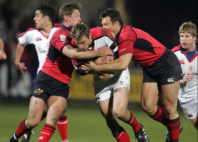 Tommy Bowe ran in from half-way for Ulster