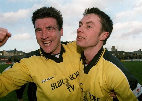 Brendan Rea (l) has left his position at Buckley Park
