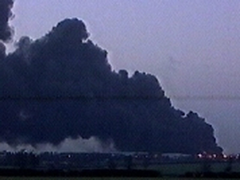 Buncefield - Oil depot fire