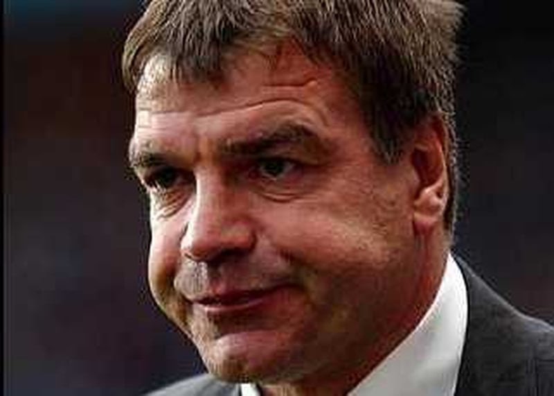 There was no frown on Sam Allardyce's face today