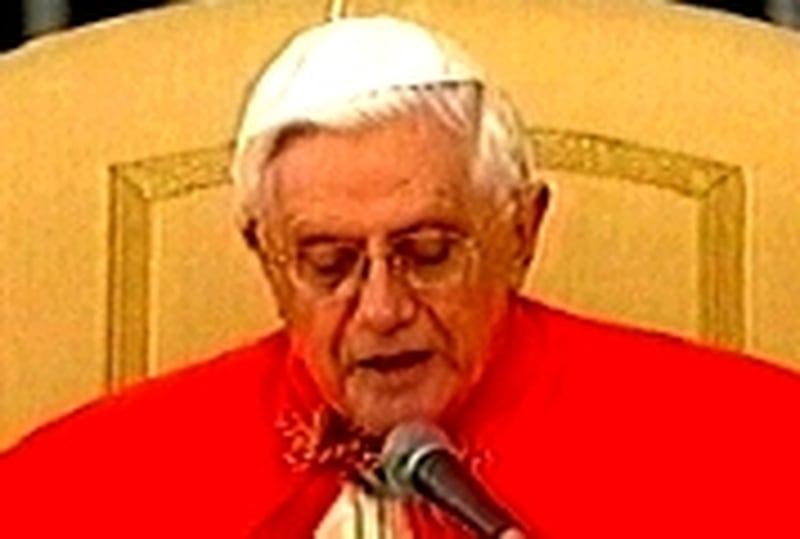 Pope Benedict - Celebrates Mass in homeland
