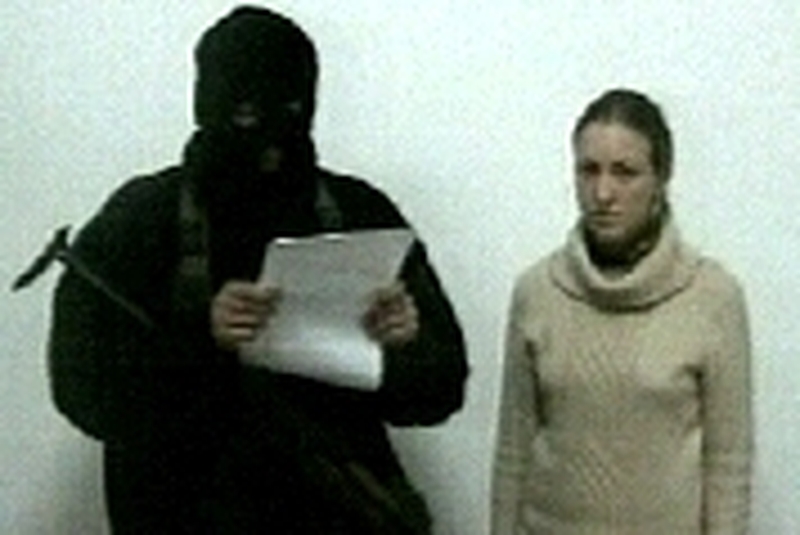 Kate Burton - Three British hostages freed