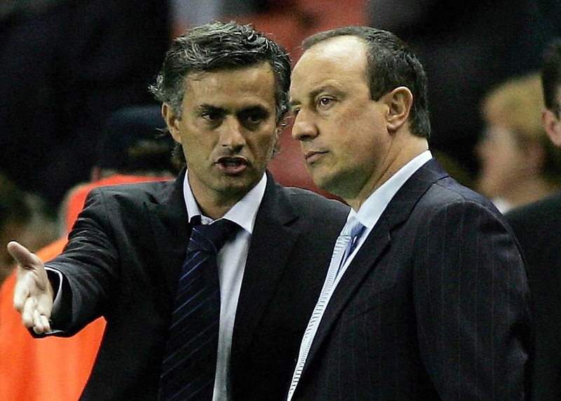 Rafa Benitez was furious after the game, but Jose Mourinho refused to comment