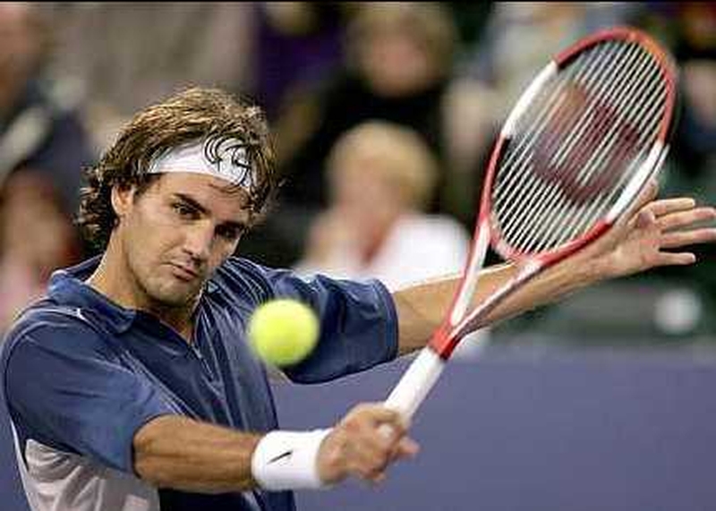 Defending champion Roger Federer