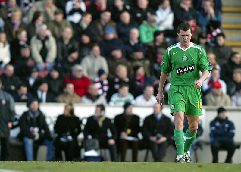 Roy Keane made his home debut for Celtic today
