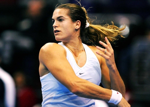 Defending champion Amelie Mauresmo fell at the quarter-final stage in Sydney
