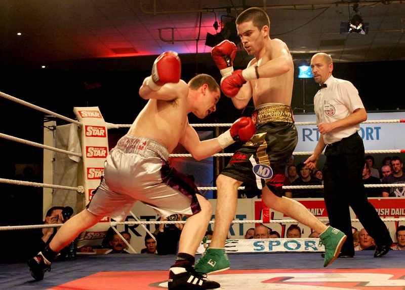 Bernard Dunne in action tonight
