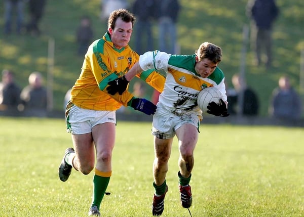 Joe Sheridan (left) was on target for Meath today