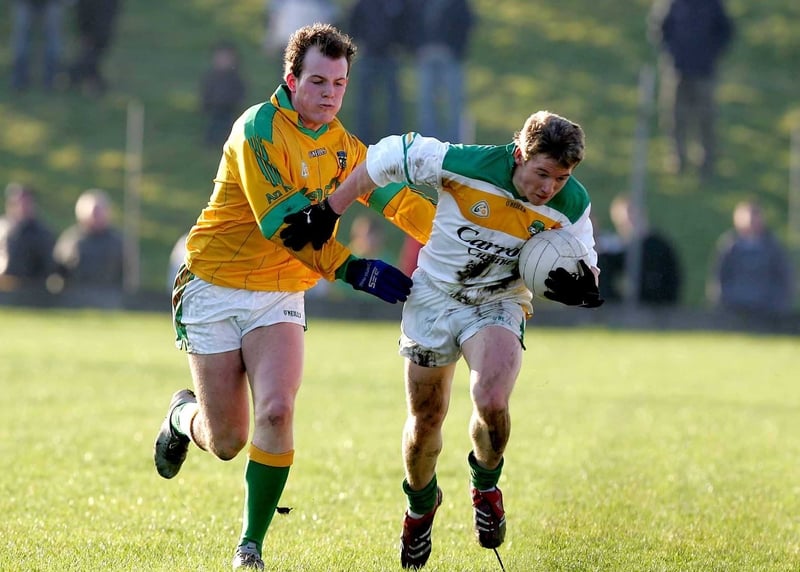 Joe Sheridan (left) was on target for Meath today