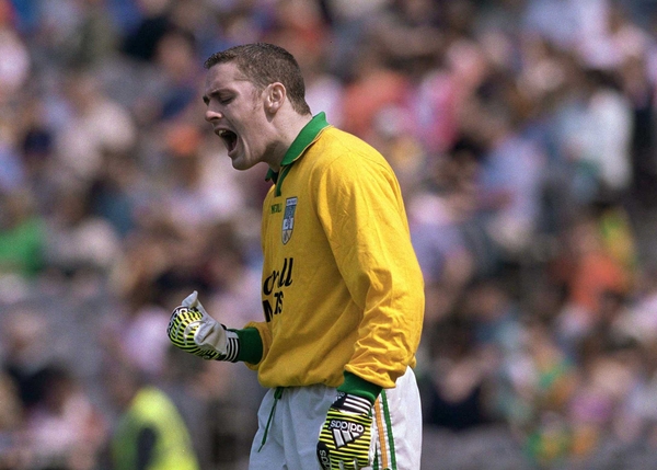 Offaly goalkeeper Padraig Kelly pulled off a string of important saves to guarantee his side victory over Cork today