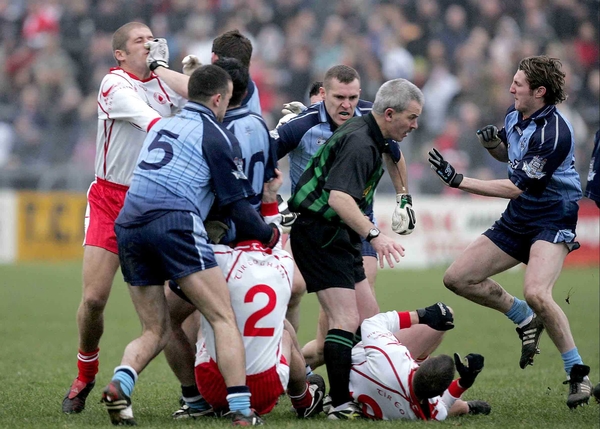 Just one of a series of serious incidents of mass violence that drew attention away from the game of football today