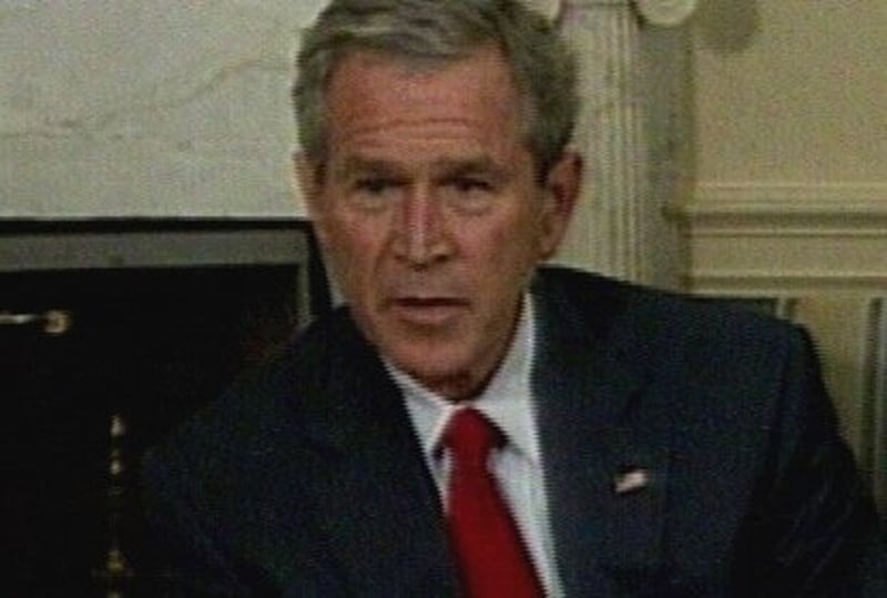 George W Bush - Military option not off table