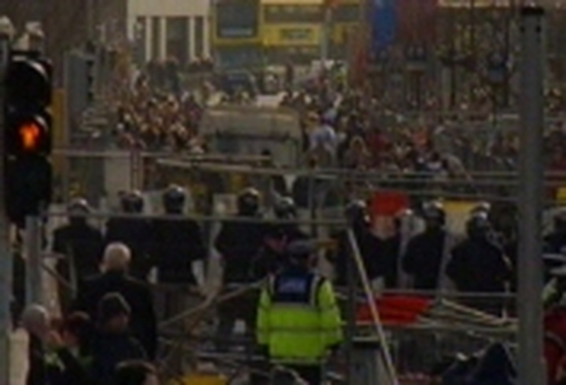 Dublin - 41 arrested over violent clashes