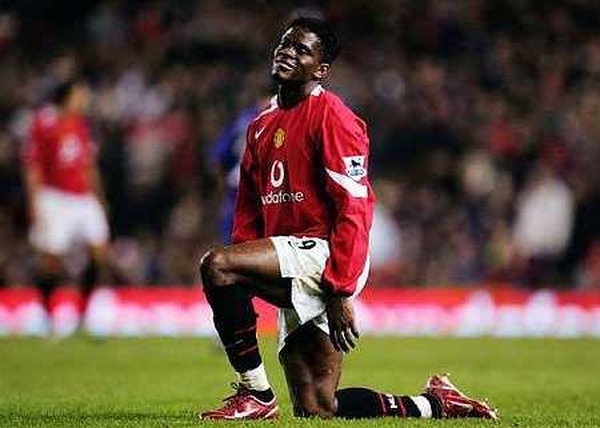 Louis Saha grabbed United's winner at Ewood Park this afternoon