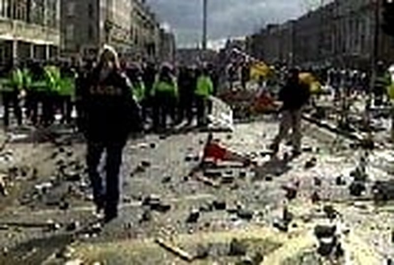 'Love Ulster' riot - Man jailed