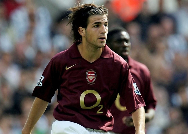 Rising star Cesc Fabregas had an outstanding game in the first leg against Juventus