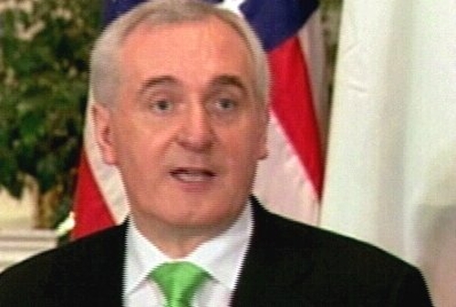 Bertie Ahern - Hopes for path for illegal Irish