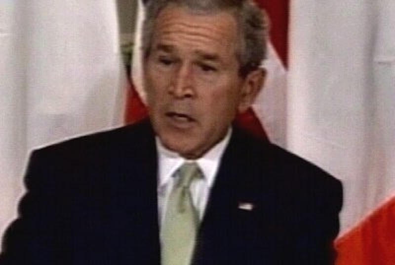 George W Bush - No reasons given for resignation