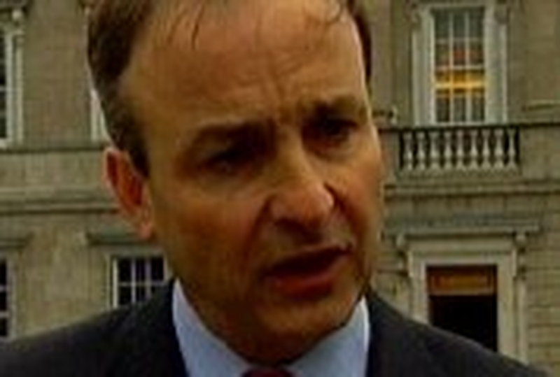 Micheál Martin - Move underscores Irish position