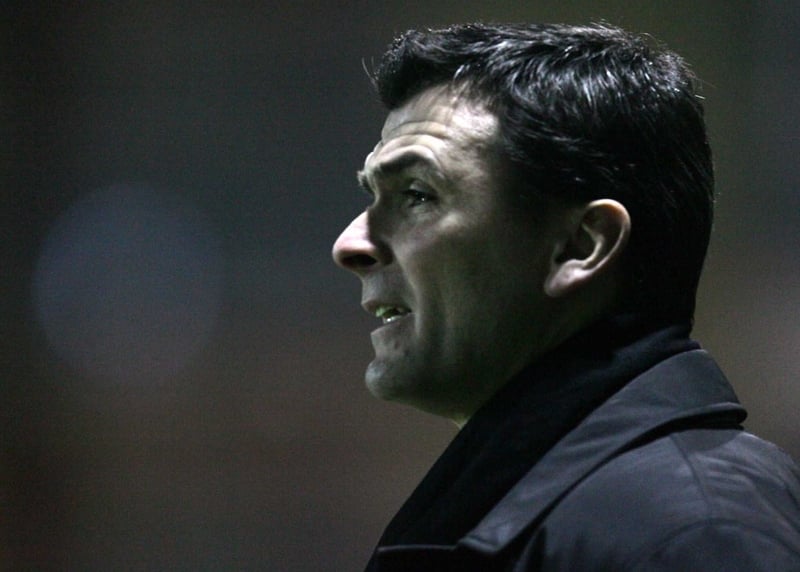 Pat Scully watched his Shamrock Rovers side beat Finn Harps 1-0