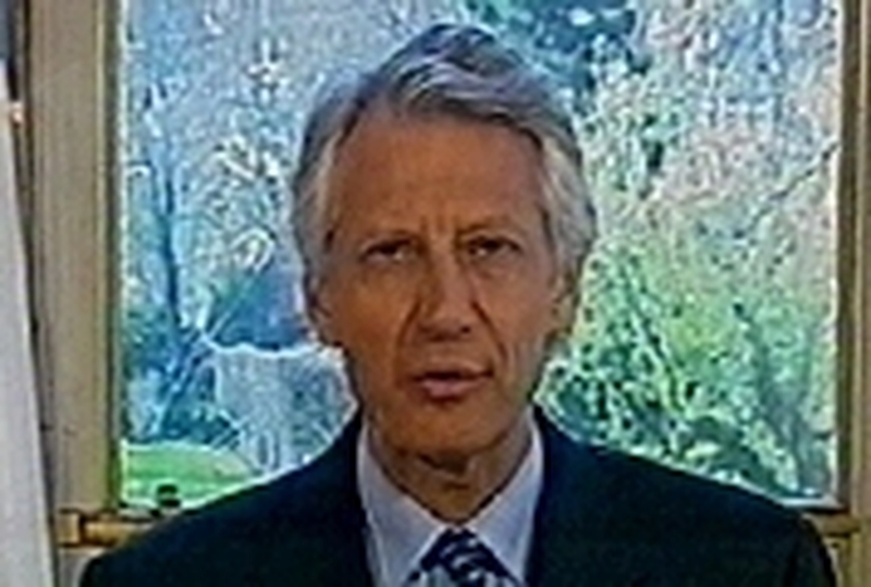 Dominique de Villepin - Regrets law cannot be applied