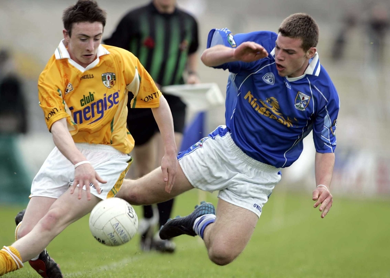 Irish captain Ray Cullivan, seen here in action for his native Cavan, led by example against the Australians